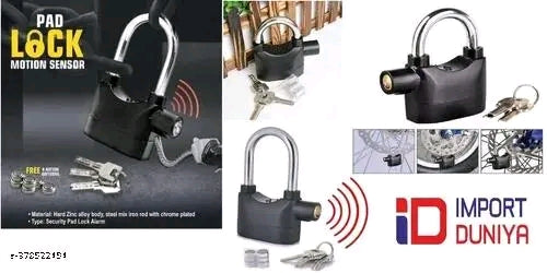 قفل أمان مزود بمستشعر حركة وقفل إنذار