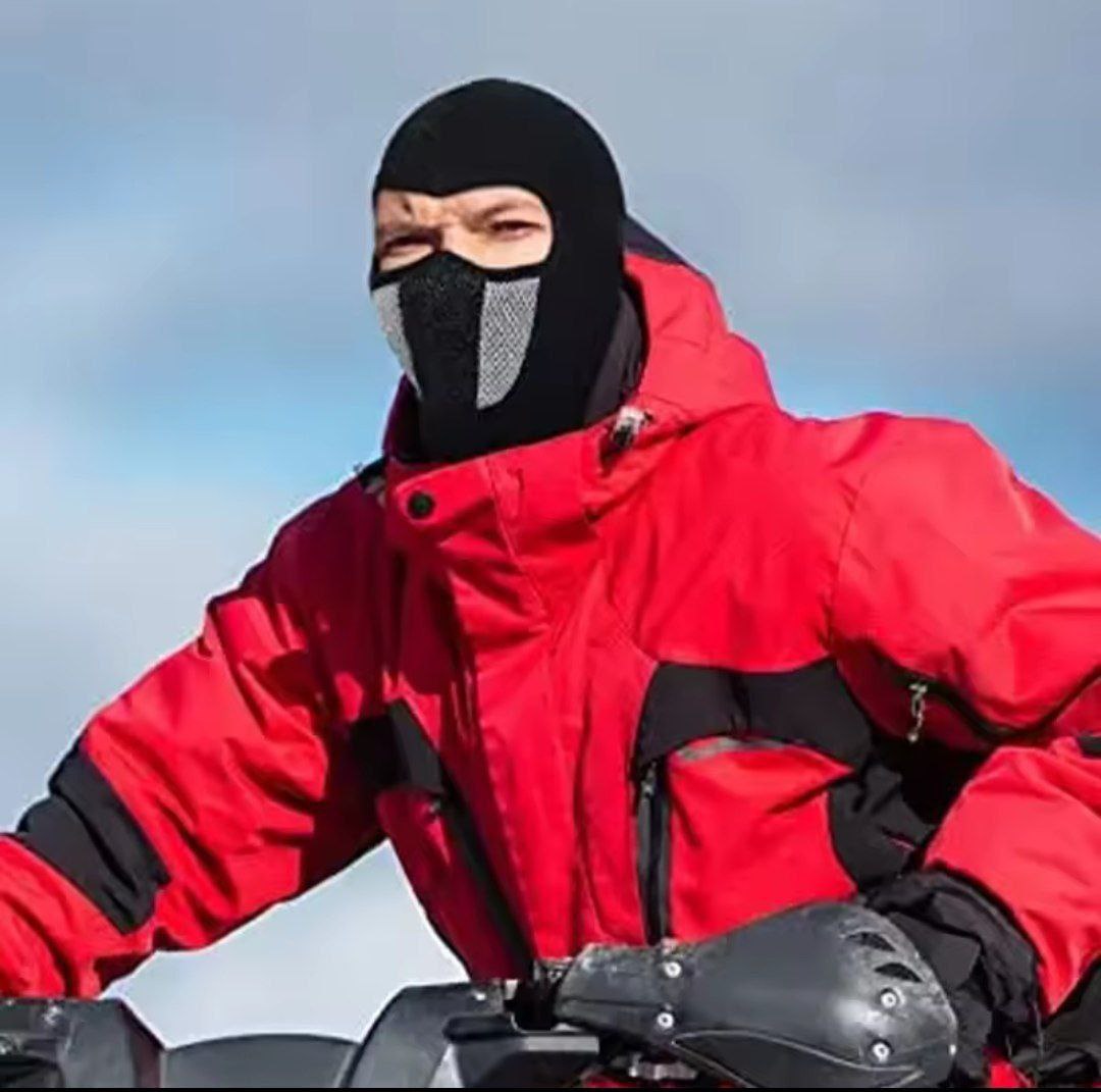 ليجا قيادة + قناع وجه للدراجين